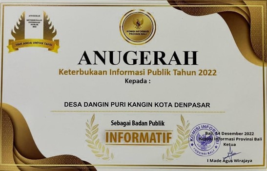 ANUGRAH KETERBUKAAN INFORMASI TAHUN 2022 - DESA INFORMATIF