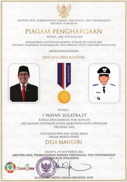 PENGHARGAAN DESA MANDIRI