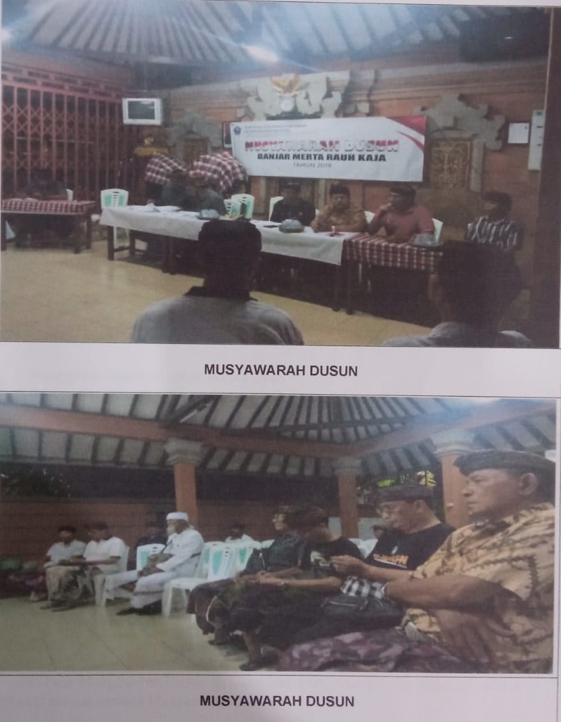 MUSYAWARAH DUSUN