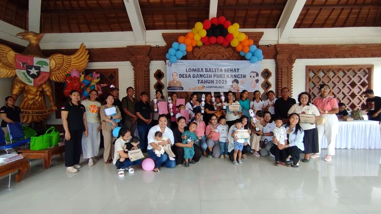 LOMBA BALITA SEHAT DESA DANGIN PURI KANGIN TAHUN 2025.